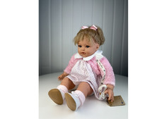 Куклы и одежда для кукол Lamagik S.L. Кукла Сьюзи в светлом платье и розовой кофточке 47 см
