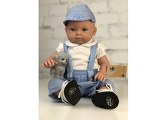 Куклы и одежда для кукол Lamagik S.L. Пупс Артур в голубых шортиках 45 см