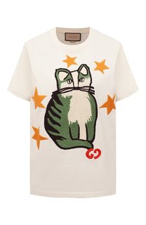 Хлопковая футболка Gucci