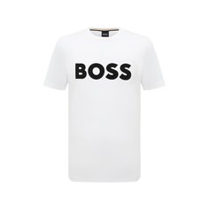 Хлопковая футболка BOSS