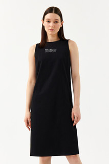 Платье-майка миди хлопковое с боковыми разрезами Befree