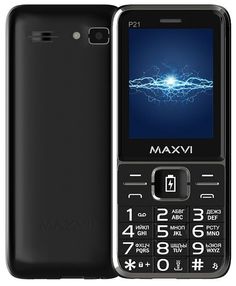 Мобильный телефон Maxvi P21 Black