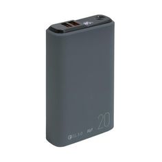 Внешний аккумулятор OLMIO QS-20, 20000mAh, space-gray