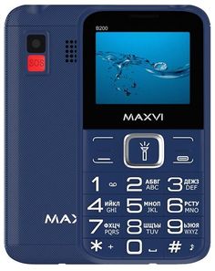 Мобильный телефон Maxvi B200 Blue