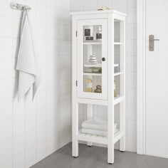 Шкаф со стеклянной дверцей Hemnes Хемнэс Икеа Фиеста Эко