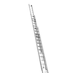 Лестница алюминиевая Алюмет трехсекционная 3x17 ступеней (3317) Alumet