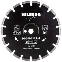 Диск алмазный по асфальту Hilberg Hard Materials 300x25.4мм (HM307)