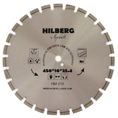 Диск алмазный по асфальту Hilberg Hard Materials 450x25.4мм (HM310)