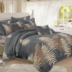 Постельное белье 2-спальное, простыня 200х220 см, 2 наволочки 70х70 см, пододеяльник 175х215 см, Cleo, полисатин, коллекция Art Color, 20/020-AC