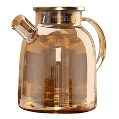 Чайники заварочные чайник заварочный TALLER 1,75л бороликатное стекло янтарный