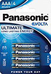 Батарейки Panasonic LR03 Evolta BL4 4шт