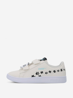 Кеды для девочек PUMA Smash v2 Summer Animals V PS, Бежевый