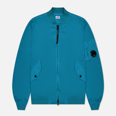 Мужская куртка бомбер C.P. Company Nycra-R, цвет голубой, размер 46
