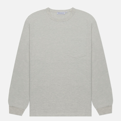 Мужской лонгслив EASTLOGUE Permanent One Pocket, цвет серый