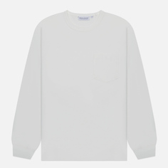 Мужской лонгслив EASTLOGUE Permanent One Pocket, цвет белый
