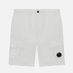 Мужские шорты C.P. Company Stretch Sateen Cargo Garment Dyed, цвет белый