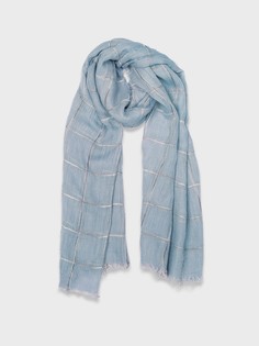 Палантин с принтом в клетку (80*190) Elis