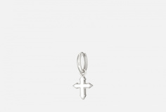 Серьга серебряная Hands Remember