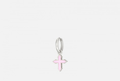 Серьга серебряная Hands Remember