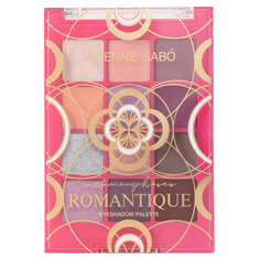 Metamourphoses romantique Палетка теней терракотовые, персиковые, лиловые, фиолетовые тонами, золотистые, бронзовые тон 02 Vivienne Sabo