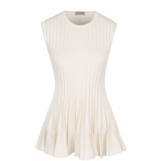 Вязаный плиссированный топ без рукавов MRZ