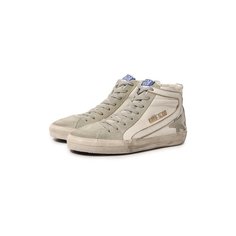 Кожаные кеды Slide Golden Goose Deluxe Brand