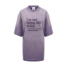 Хлопковая футболка VETEMENTS