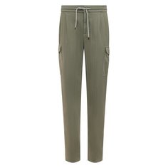 Брюки из хлопка и льна Brunello Cucinelli
