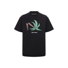 Хлопковая футболка Palm Angels