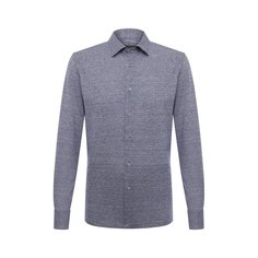 Рубашка из хлопка и льна Stefano Ricci