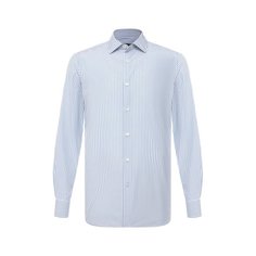 Рубашка из хлопка и шелка Ermenegildo Zegna