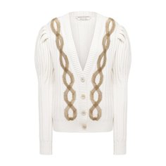 Шерстяной кардиган Alexander McQueen