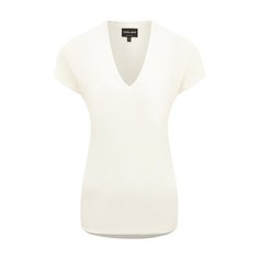 Футболка из вискозы и кашемира Giorgio Armani