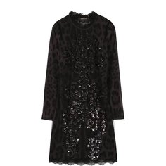 Приталенное мини-платье с открытой спиной Roberto Cavalli