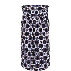 Шелковый топ с принтом Emilio Pucci