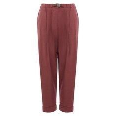 Брюки изо льна и вискозы Brunello Cucinelli