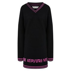 Платье из смеси шерсти и кашемира Nervure