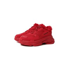 Комбинированные кроссовки Triple S Balenciaga