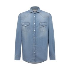 Джинсовая рубашка Brunello Cucinelli