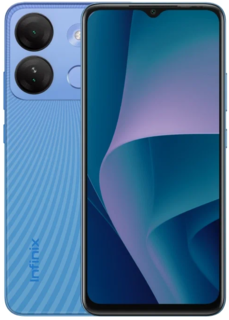 Смартфон Infinix SMART 7 HD 2+64GB Silk Blue 4895180797262 6.6" LCD(720*1612) IPS, Unisoc SC9863A, 1.6Ghz (4x 1.6 Ghz–Cortex-A55,4x 1.2 Ghz–Cortex-A55