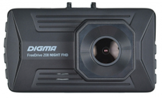 Видеорегистратор Digma FreeDrive 208 NIGHT FHD черный, 2Mpix, 1080x1920, 1080p, 170 °, 3", TF, mini USB (1070524)
