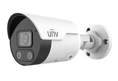 Видеокамера IP UNIVIEW IPC2122LE-ADF40KMC-WL цилиндрическая, ИК-подсветка и подсветка видимого спектра до 30м., EasyStar 0.002 Лк F1.6, объектив 4 мм