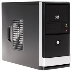 Корпус mATX InWin EMR002 6189562 черный, без БП, 2*USB 2.0, audio