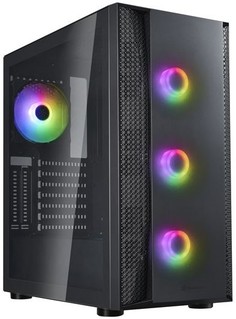 Корпус ATX SilverStone FARA B1 PRO V2 SST-FAB1B-PRO-V2 черный, без БП, боковая панель из закленного стекла, 2*USB 3.0, 2*USB 2.0, audio