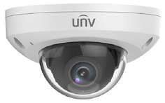 Видеокамера IP UNIVIEW IPC312SB-ADF28K-I0 купольная антивандальная, ИК-подсветка до 30м., LightHunter 0.001 Лк F1.6, объектив 2.8 мм