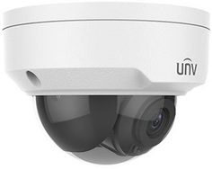 Видеокамера IP UNIVIEW IPC322LB-SF28K-A купольная антивандальная, 1/2.9" 2 Мп КМОП 30 к/с, ИК-подсветка до 30м., 0.01 Лк F2.0, объектив 2.8 мм