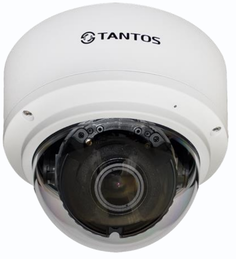 Видеокамера IP Tantos TSi-Ve25VPA 2Мп купольная антивандальная уличная с вариофокальным объективом и питанием PoE