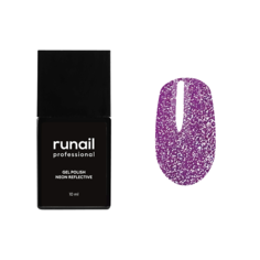 RUNAIL PROFESSIONAL Гель-лак для ногтей неоновый светоотражающий