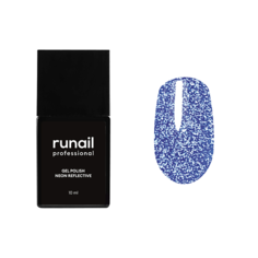 RUNAIL PROFESSIONAL Гель-лак для ногтей неоновый светоотражающий