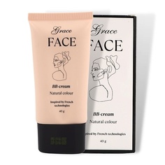 GRACE FACE Тональный увлажняющий BB крем для лица с легким сияющим финишем 40.0